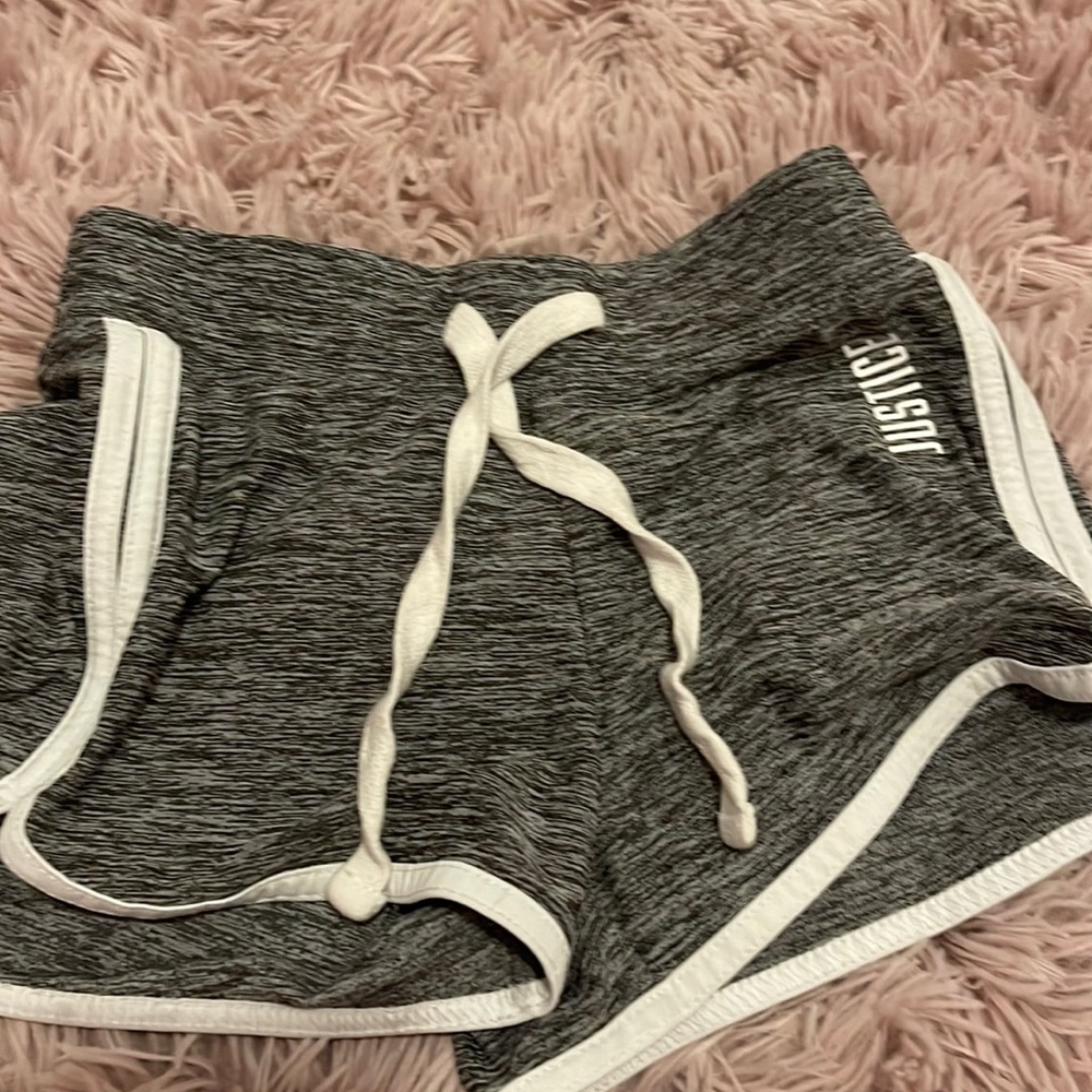 Gray justice shorts